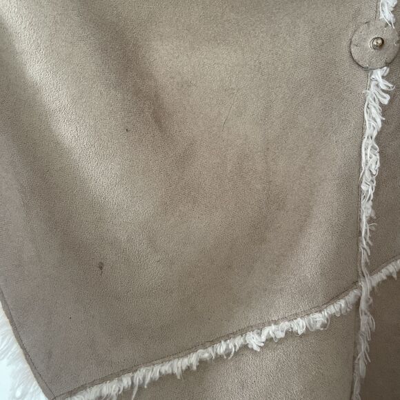 Johnny Was Biya Coat Womens XS Faux Fur Embroidered Open Front Jacket Boho *READ - Picture 14 of 15